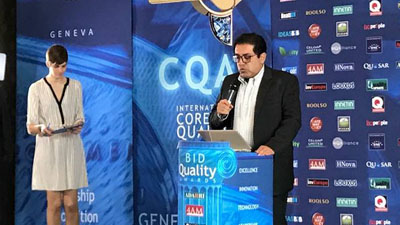 Entrega del Premio BID Quality. Ginebra - Suiza 2017